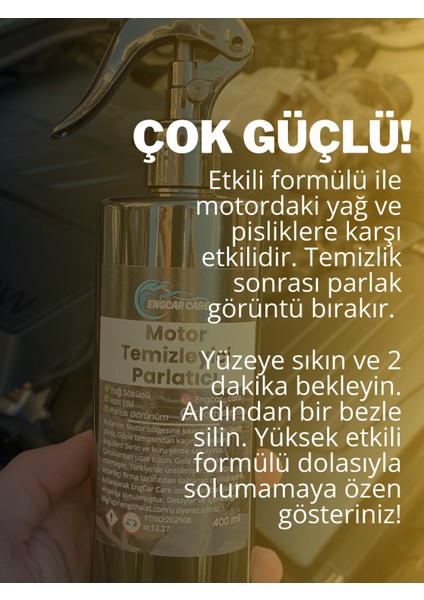 3 Adet Motor Temizleyici Sprey | Yağ Sökücü Kir Premium Yüksek Etkili Motor Temizleme Spreyi 500ML fiyatları