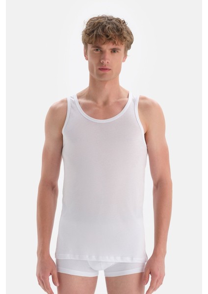 Erkek Modal Kalın Askılı 2'li Paket Atlet D3500