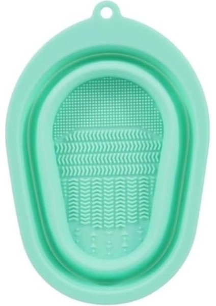 Makyaj Sünger ve Fırça Temizleyici Mat – Kompakt ve Taşınabilir Fırça Temizleme Pedi | Tüm Makyaj Süngeri ve Fırçaları Için Uygun