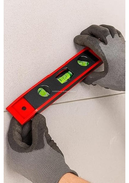 Mini Su Terazisi, 23 cm, Mıknatıslı, Kompakt Su Terazisi, Plastik Gövde, Hassas Ölçüm Seviyelendirme Aracı fırsatları