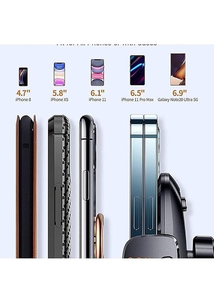 Att-39 Uyumlu Otomatik Klipsli Araba Telefon Tutacağı Vakumlu Yüksek Kalite Telefon Tutucu fiyatları