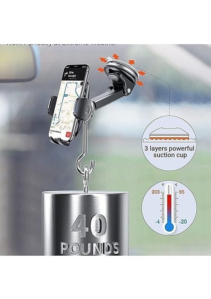 Att-39 Uyumlu Otomatik Klipsli Araba Telefon Tutacağı Vakumlu Yüksek Kalite Telefon Tutucu modelleri