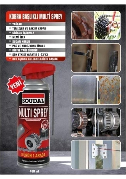 Multi Sprey Yağlayıcı-Pas Sökücü Zincir Spreyi 400 ml fiyatları