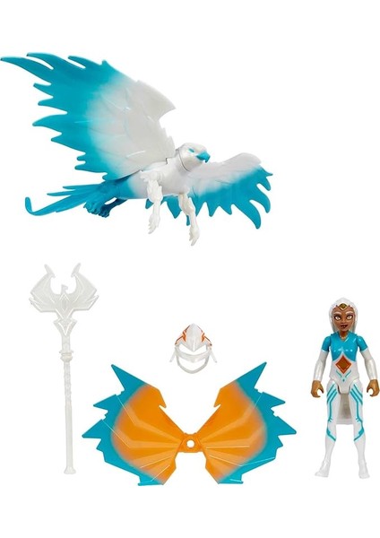 Of The Universe He-Man And The Sorceress Figure & Winged Falcon Araç Seti Motu Netflix Animasyon Serisinden Esinlenmiştir, 4 Yaş ve Üzeri Için Koleksiyon Oyuncak Hediyesi