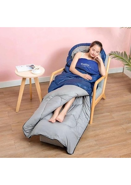 Camper Bırleştırılebılır 2 Kışılık Uyku Tulumu Mavi modelleri