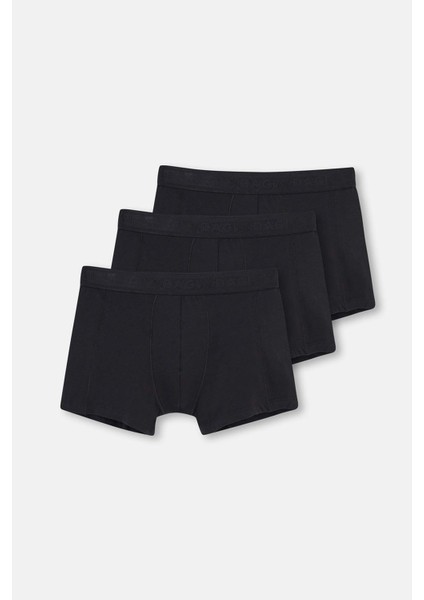 Erkek Basic Modal 3'lü Paket Boxer D2812