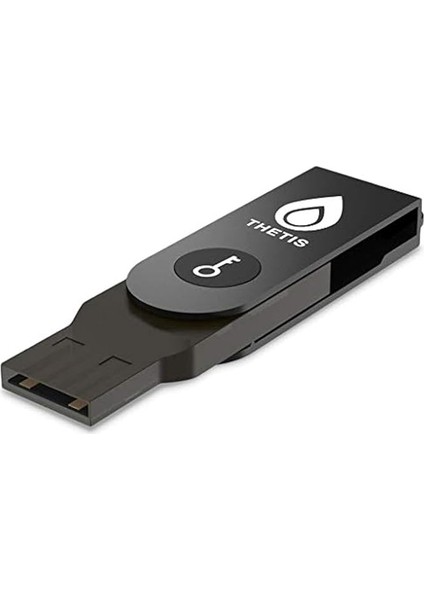 Güvenlik Anahtarı - U2F ve Fıdo2, USB A, Bluetooth'lu Iki Faktörlü Kimlik Doğrulayıcısı, Çok Katmanlı Kimlik Doğrulama Koruması Hotp U2F Uyumlu Windows, Macos, Gmail, Linux - Siyah