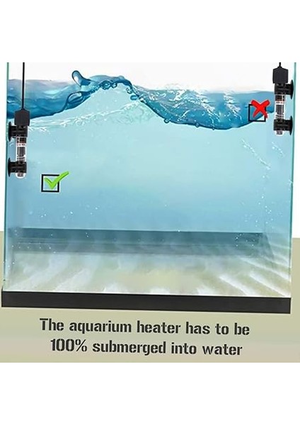 Akvaryum Isıtıcı Dalgıç Oto Termostat Isıtıcı Balık Tankı Su Isıtıcı Vantuzlu Kuvars Tüp modelleri