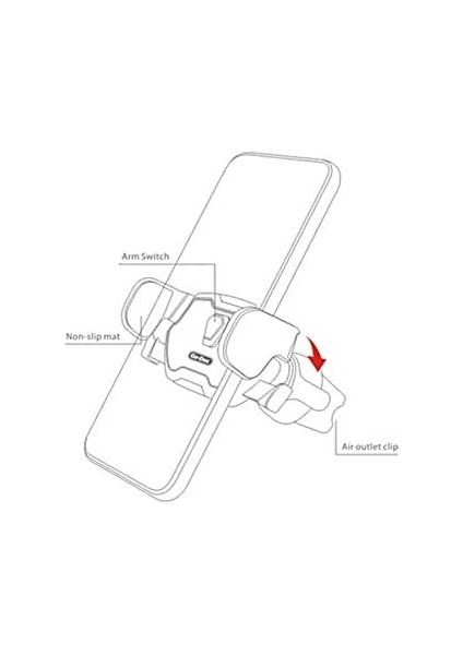 Case Araç Içi Telefon Tutucu Otomatik Tutucu 360 Derece Dönebilen 4-6 Inç Tüm Cihazlar Için Uygun Yüksek Kalite Güvenli Kullanım fiyatları