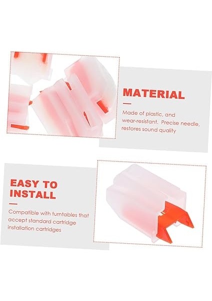 Pikap Plak Çalar Iğneleri 10 Adet Hassas Fonograf Iğnesi Vinil Plaklar Için Kolay Kurulum modelleri