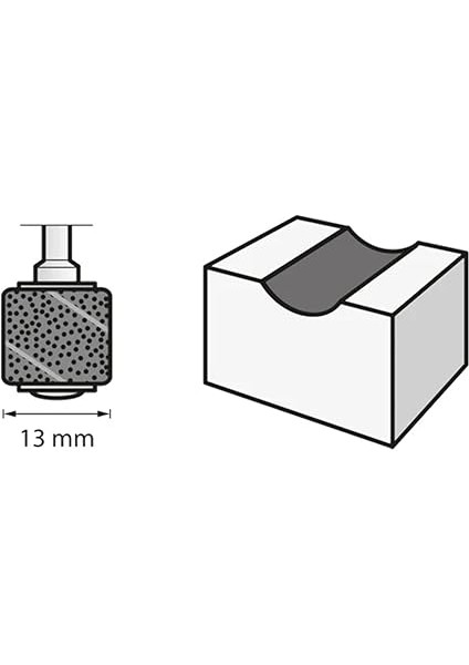 408 Bant Zımpara, Ahşap ve Plastikte, 13 Mm, 60 Kumlu, 6'lı modelleri