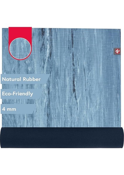 Eko Lite Yoga Matı - Kadınlar ve Erkekler Için, Hafif, Dayanıklı, Kaymaz Yüzeyli, 4 mm Kalınlığında, 180 cm Uzunluğunda