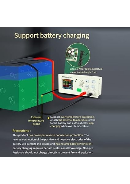 XY6020-W Sayısal Kontrol Ayarlanabilir Dc-Dc Voltaj Düşürme Güç Kaynağı Modülü Sabit Voltaj ve Sabit Akım Buck Dönüştürücü Volt 20A 1200W modelleri