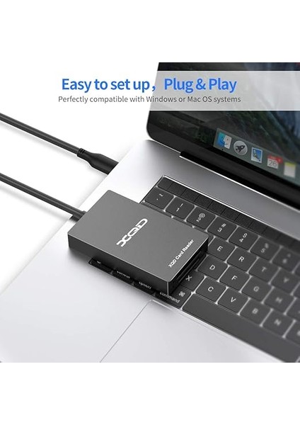 Xqd Sd Kart Okuyucu, C Tipi Xqd/sd Kart Okuyucu, Çift Yuvalı, Bellek Kartı Okuyucu, Sony G/m Serisi, Lexar USB Mark Card, Sony G Serisi, Sd Kart/sdhc Kartı, Windows/mac Os Için fırsatları