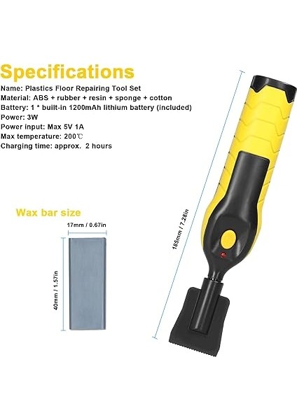 Zemin Dıy Tamir Alet Seti Çok Fonksiyonlu Mobilya Tamir Alet Seti Çizik Çivi Deliği Çatlak Dolgu Alet Seti Ev El Eritme Balmumu Alet Seti Doomun fiyatları