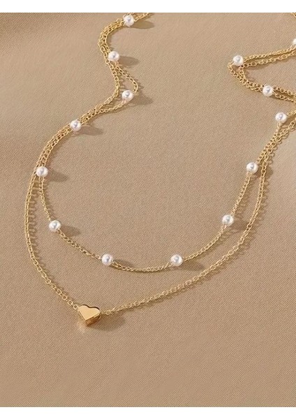 Incili Kalp Kolye indirimleri