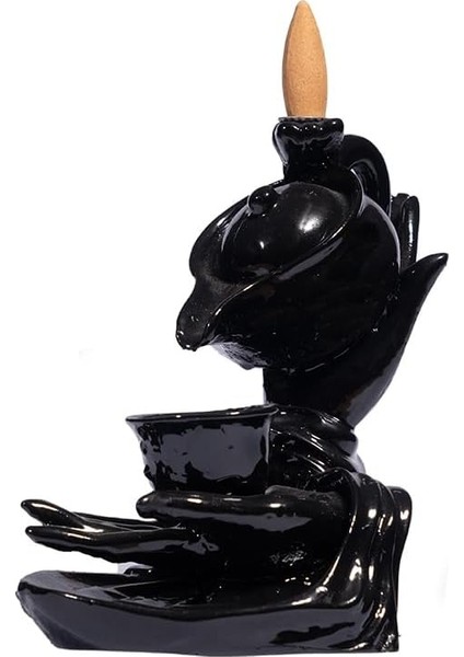 Akışlı Mistik Saraswati El Tütsülük + 2 Konik Tütsü Hediye (Lavanta) Hediyelik/görsel Şölen/duman Akışlı/metidasyon/yoga/ofis/ev/spa Dekorasyon modelleri