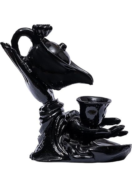 Akışlı Mistik Saraswati El Tütsülük + 2 Konik Tütsü Hediye (Lavanta) Hediyelik/görsel Şölen/duman Akışlı/metidasyon/yoga/ofis/ev/spa Dekorasyon fırsatları