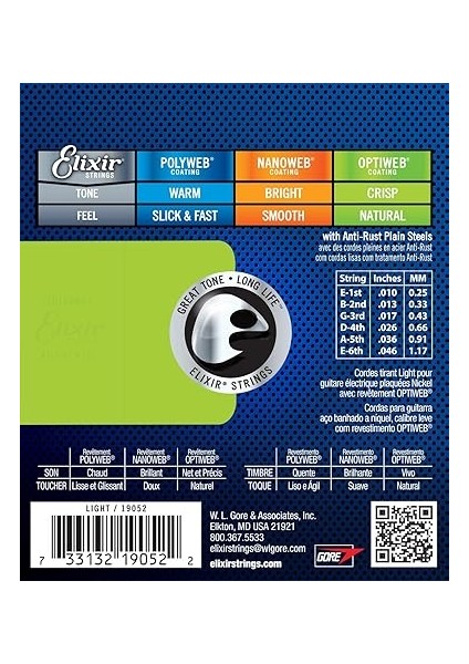 010-046 Optiweb Elektro Gitar Teli (19052) fiyatları