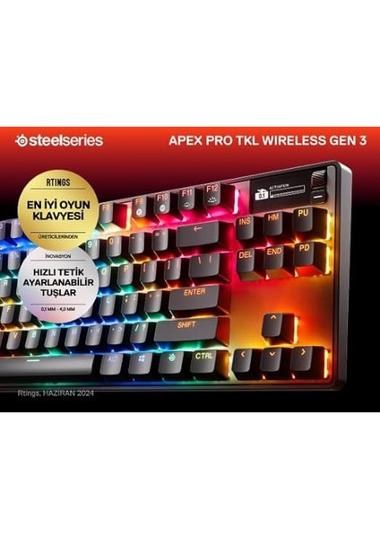 Apex Pro Tkl Wireless Gaming Klavye Gen 3 - Uk fırsatları