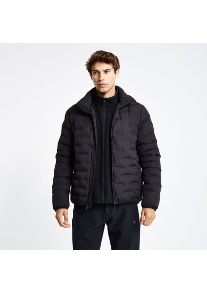 25K-1072 Şişme Mont Sıyah 25KTEO001072