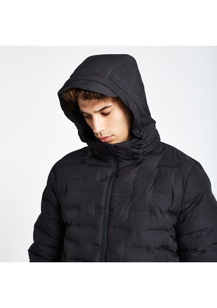 25K-1072 Şişme Mont Sıyah 25KTEO001072 fırsatları