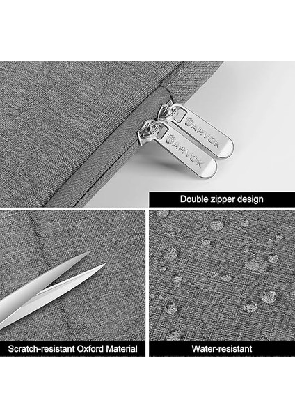 MacBook Air 15"/macbook Air 16"/macbook Pro 16", Suya Dayanıklı Koruyucu Taşınabilir Dizüstü Bilgisayar Kılıfı 15-16 Inç Hp/dell/asus/acer/huawei Için Dizüstü Bilgisayar Kılıfı Kılıfı, Gri indirimleri