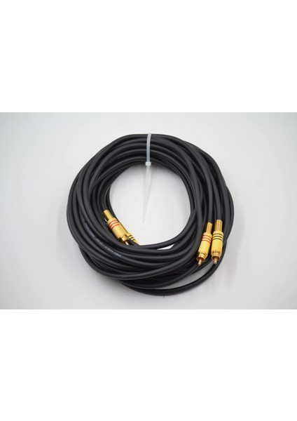 Amfi Rca Kablosu – 10 Metre - El Yapımı %100 Bakır – Uzun Anfi Rca Ses Kablosu - 10 mt fiyatları