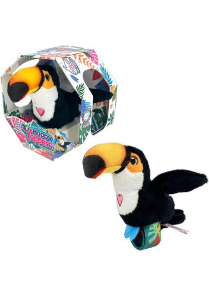 Peluş Ses Tekrarlı Hayvan Bileklik Aksesuar - Tukan Kuşu (Lisinya)