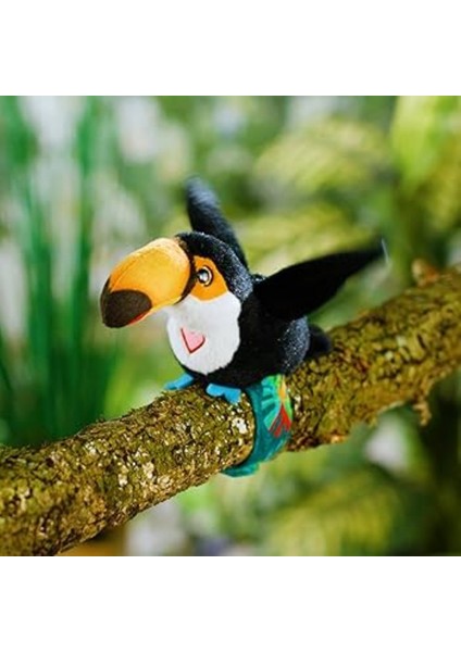 Peluş Ses Tekrarlı Hayvan Bileklik Aksesuar - Tukan Kuşu (Lisinya) modelleri