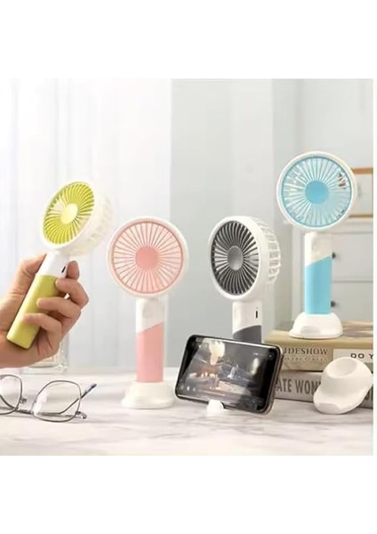 Hoala Masaüstü USB Şarjlı Vantilatör, 3 Kademeli Soğutucu Mini El Fanı, Ultra Sessiz fiyatları