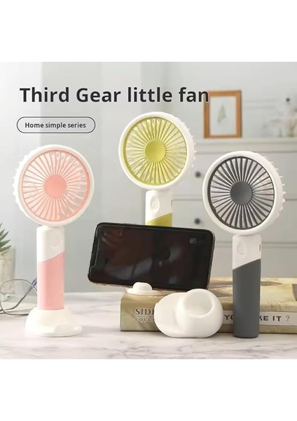 Hoala Masaüstü USB Şarjlı Vantilatör, 3 Kademeli Soğutucu Mini El Fanı, Ultra Sessiz fırsatları