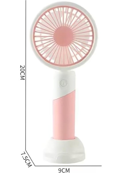 Hoala Masaüstü USB Şarjlı Vantilatör, 3 Kademeli Soğutucu Mini El Fanı, Ultra Sessiz indirimleri