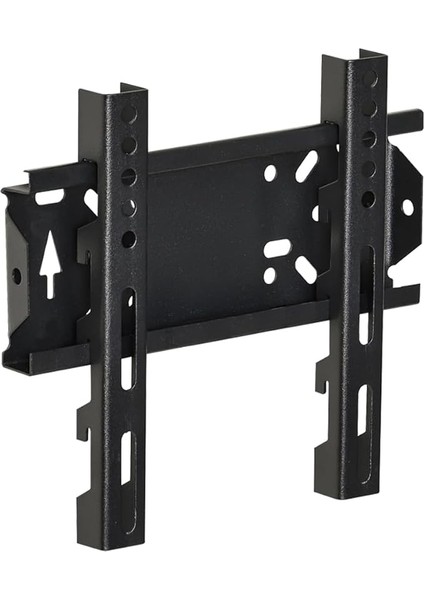 19"-32" Sabit Kilitli LCD LED Tv Duvar Askı Aparatı, 25 kg Taşıma Kapasitesi, Televizyon Askısı, Duvara Montaj