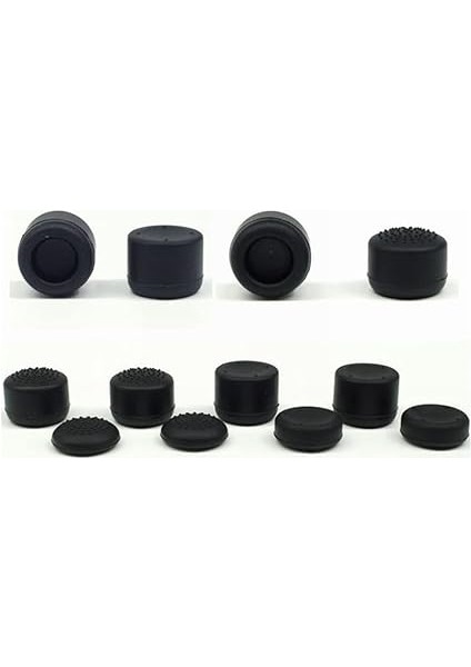 8 Parça Denetleyici Joystick Thumb Grips Stick Cap Ps5 Ps4 Ps3 Ps2 Xbox One 360 Için, Yedek Silikon Analog Başparmak Kavrama Sopa Kapağı, Oyun Kolu Koruyucu Aksesuarları fırsatları