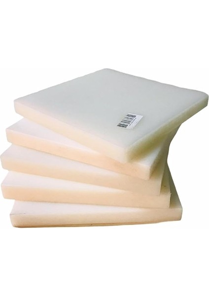 Kesim Takozu Pres Takozu 2X20X20 Beyaz 1 Adet Deri El Aleti, Deri Zımbalama Matı, Kauçuk Tahta, Sessiz Kauçuk Altlık