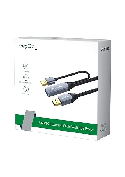 USB 3.0 Uzatma Kablosu Sinyal Güçlendirici Extender Destekli Usb-A Uzatıcı Kablo 5 Metre fiyatları