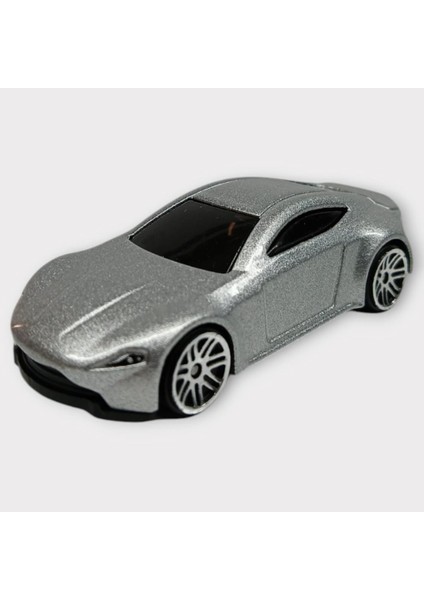 Metal Mini Arabalar 8 cm - Gri - 1 (Lisinya)