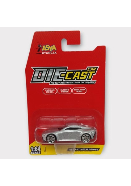 Metal Mini Arabalar 8 cm - Gri - 1 (Lisinya) indirimleri