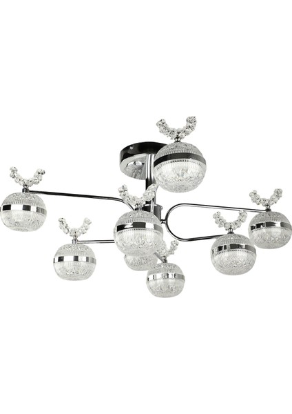 Lord Ledli 8.li Avize Krom Kaplama fiyatları