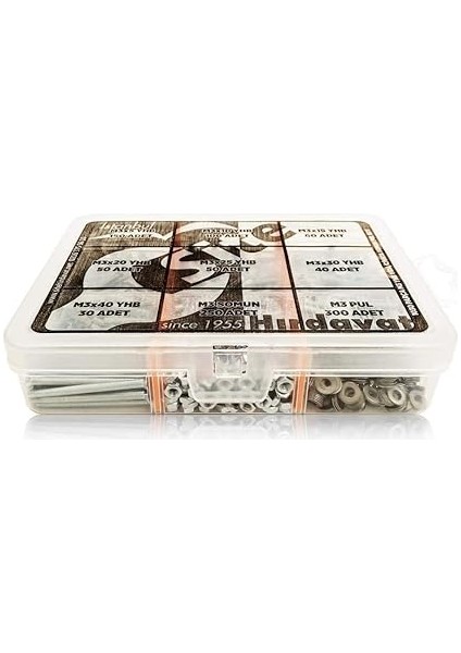 Parça M3 Yıldız Havşa Başlı Vida Civata Somun Pul Seti modelleri