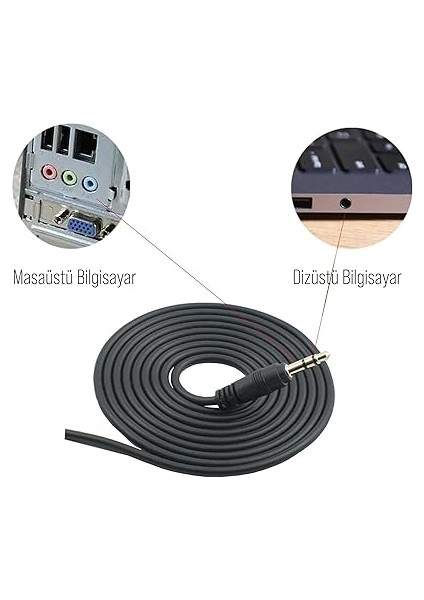 3,5mm Aux Girişli Pc Tablet Mikrofonu (Mc-7) fırsatları