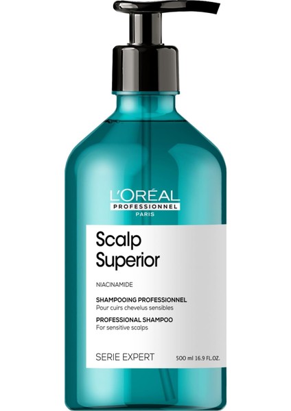 Professionnel Paris Serie Expert Scalp Advanced Hassas Saç Derisi Için Profesyonel Şampuan 500ML