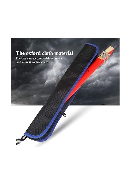 Mini Saksafon Çantası, Klarnet Çanta Flüt Çantası Taşıma Depolama Su Geçirmez Hafif Taşınabilir Evrensel Oxford Kumaş Kumaş Dış Mekan Müzik Enstrümanı Yetişkin Öğrenciler Için Ideal Ev Aktivitesi modelleri