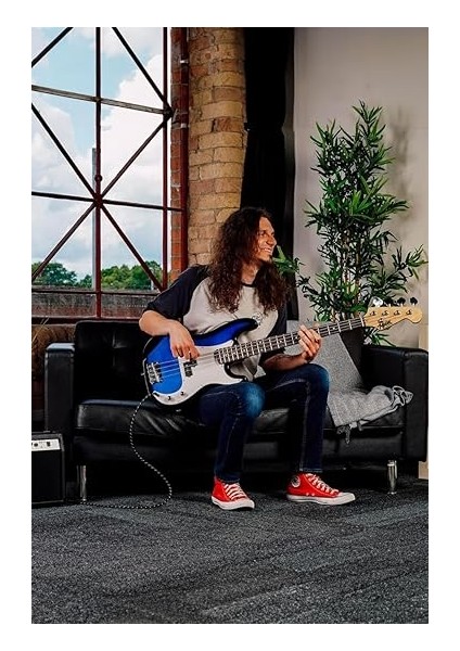 CBG-460BL 46 Inç 4/4 Yetişkin Amfili Bas Gitar Seti Blue modelleri