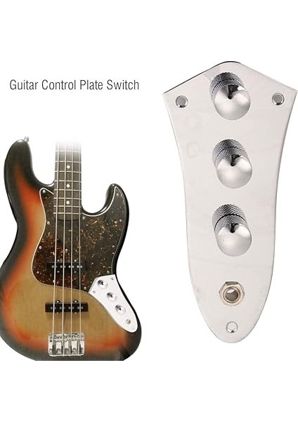 Jazz Bass Kolay Kurulum ve Uzun Servis Ömrü Için 500K Potansiyometre ile Kablolu Elektro Gitar Kontrol Plakası indirimleri