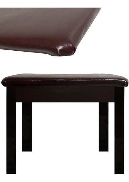 TBX-144SR Üst Kalite Piyano Taburesi Gizli Bölmeli Kahve Renk (32X54X48)