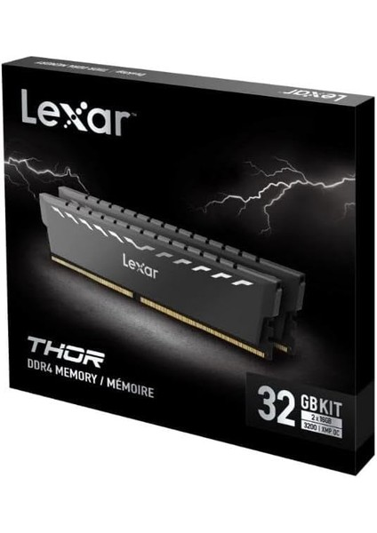 Thor Ram Dt Gamıng Ddr4 Udımm 32GB Kıt (2X16GB) 3200 Xmp