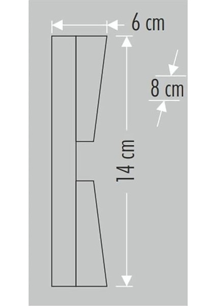 7W Rodos LED Aplik Günışığı CT-7065 fırsatları