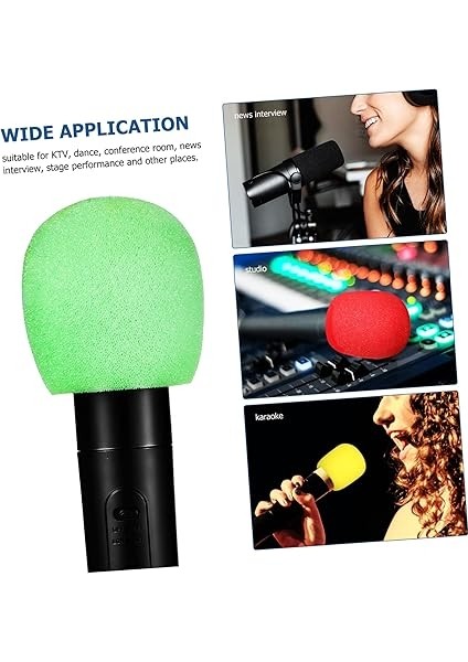 Mikrofon Süngeri - Oyun Mikrofonları Ktv Kayıt Sahne Için 32 Adet Rüzgarlık Susturucusu fırsatları